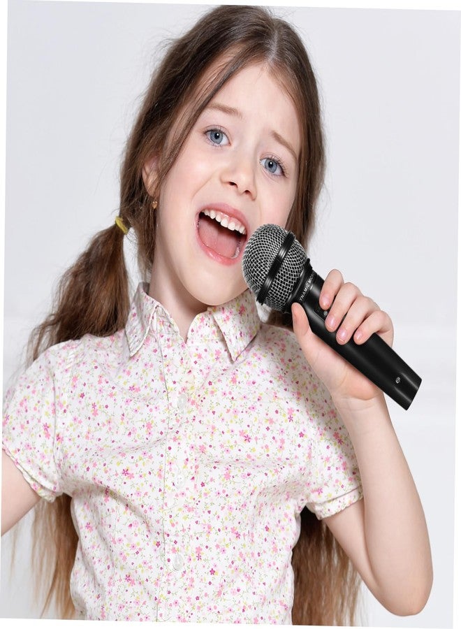 TOPPERFUN Fake Microphone, Plastic Pretend Microphone Toy, Fake Mic Props Prop, Simulate Speech Practice, Halloween Christmas Karaoke Toy for Costume Pretend Games - Image 4